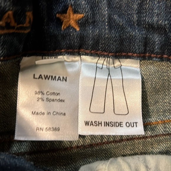 New without tags lawman boot cut jeans 13/14 no distress - Picture 4 of 7